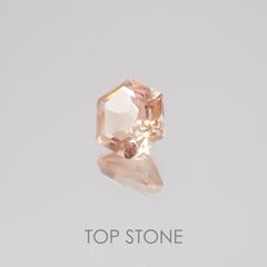 ◇ヘキサゴンカット◇オレゴンサンストーンSA アメリカ産 ルース 0.27ct[21019536]4.1×4.1mm前後