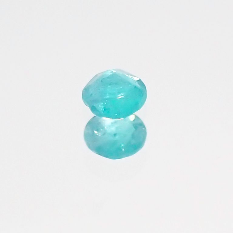 パライバトルマリン(宝石名トルマリン/別名パライバ・トルマリン) ブラジル・パライバ州バターリャ鉱山産 0.028ct 識別済[20117234]2.1×2mm前後
