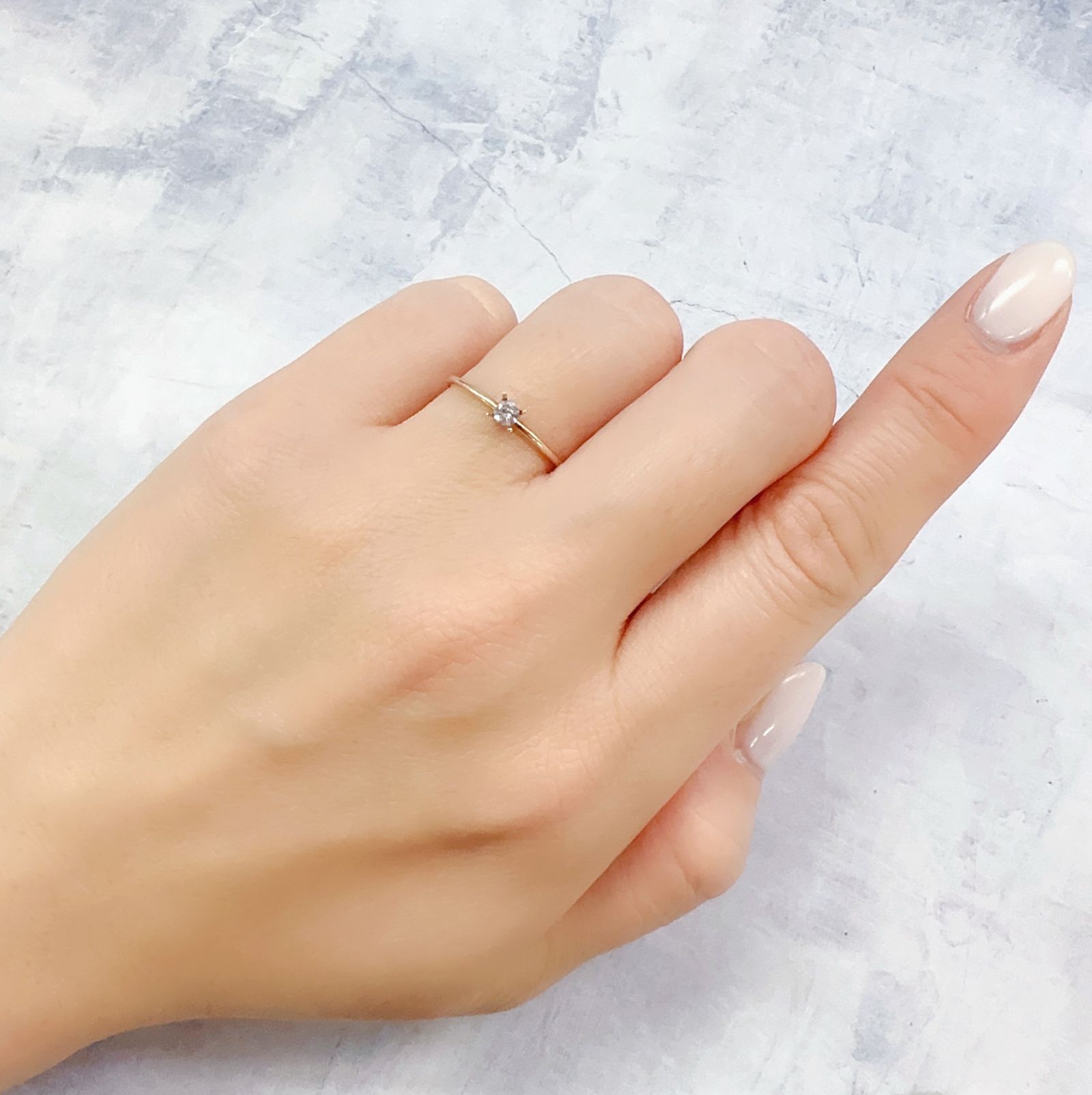 ピンクダイヤモンド(宝石名ダイアモンド I-1/FANCY LIGHT PINK) 0.081ct ソ付(CGL)[230120134]2.82x2.85mm前後