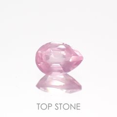 シルキーピンクスピネル(宝石名ピンク・スピネル)タンザニア産 0.26ct 識別済[230120248]4.8x3.4mm前後