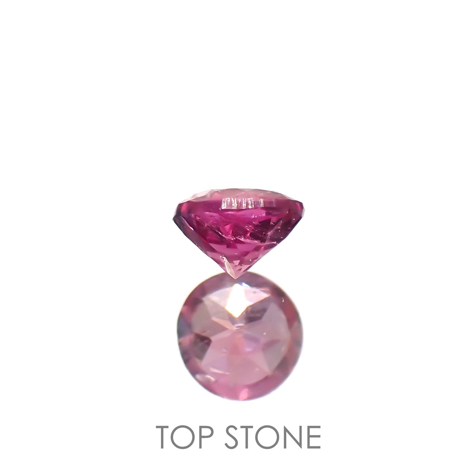 ピンクサファイア(宝石名サファイア)タンザニア・ウィンザー産 0.22ct 識別済[220616162]3.4x3.3mm前後