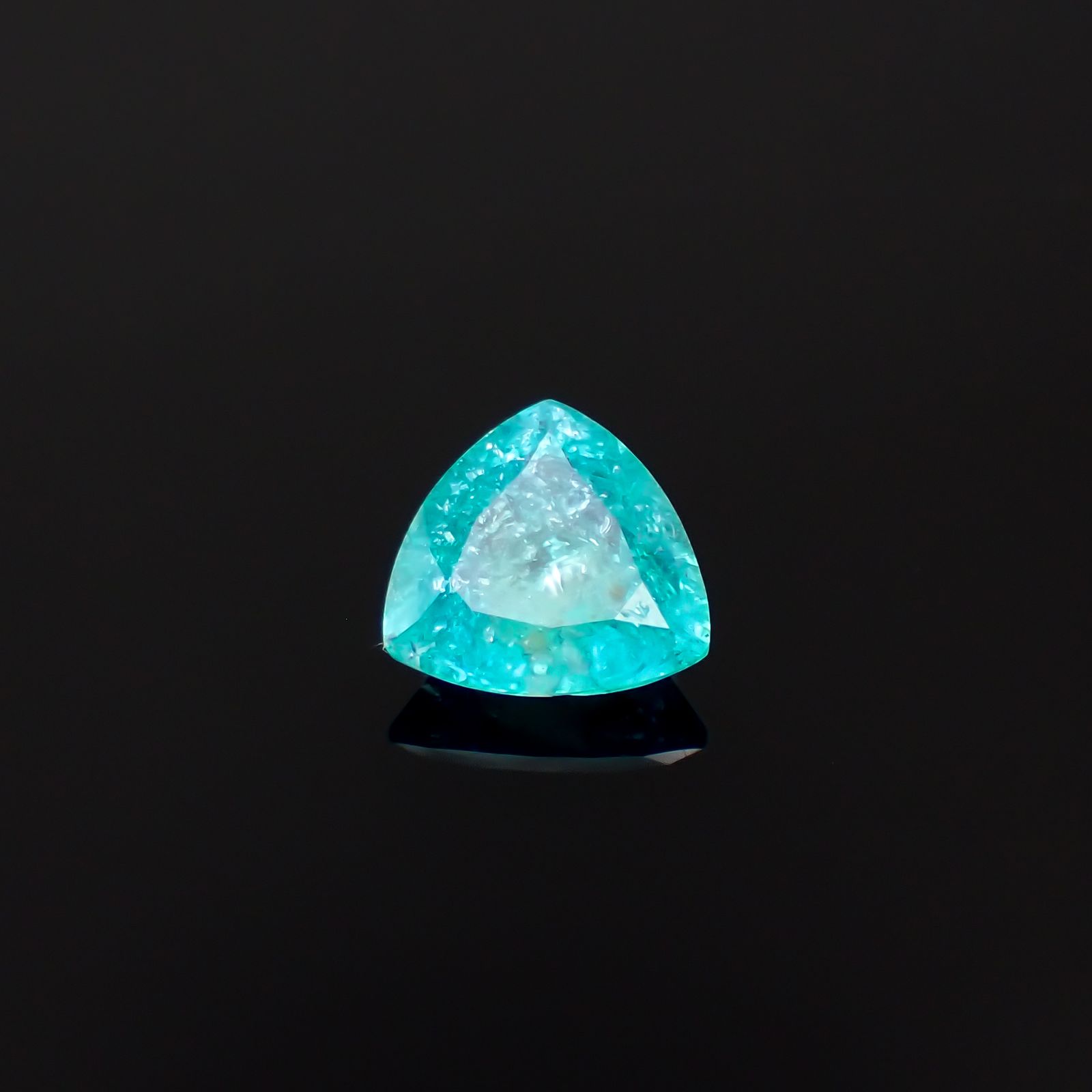 パライバトルマリン(宝石名トルマリン/別名パライバ・トルマリン)ブラジル産 1.48ct GIA鑑付[231224822]8.07x7.96mm前後