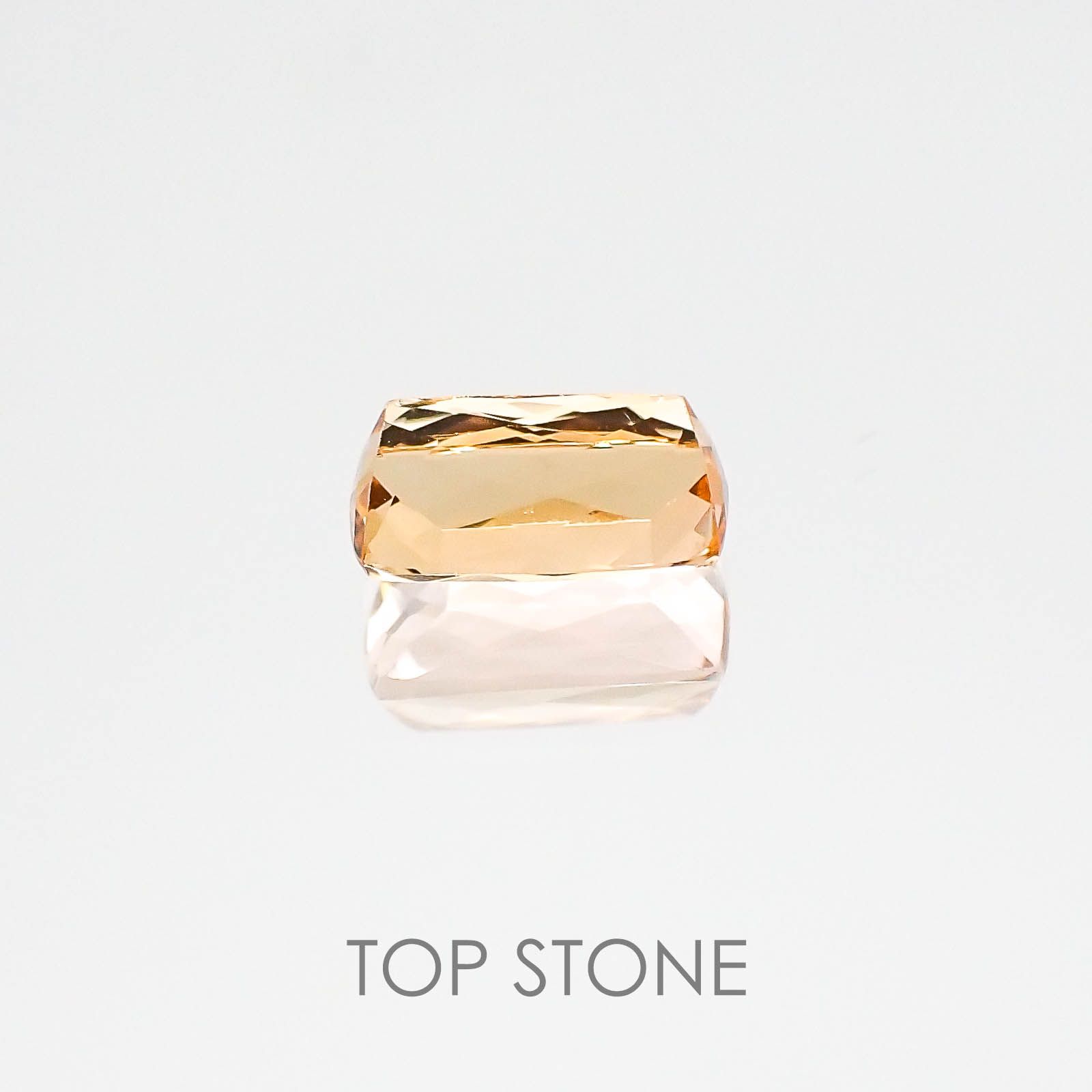 インペリアルトパーズ(宝石名トパーズ) ブラジル産 1.18ct 識別済[20084386]7.7×4.4mm前後