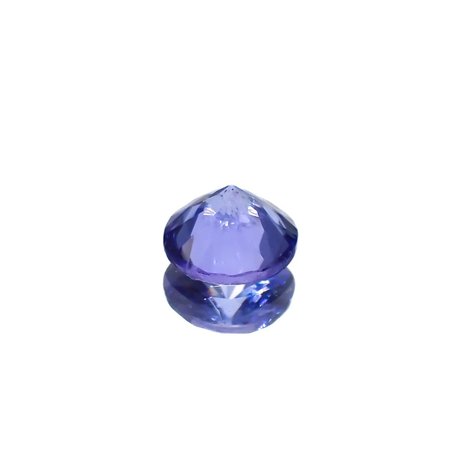 タンザナイト(宝石名タンザナイト)タンザニア産 0.45ct 識別済[230120203]4.9x4.9mm前後
