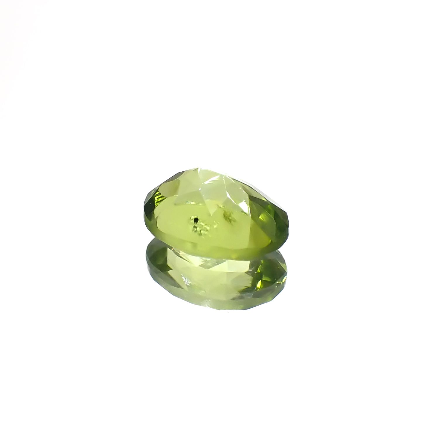 ブラックリリーパッドペリドット アメリカ・アリゾナ州産 1.49ct[231224612]8x6.1mm前後