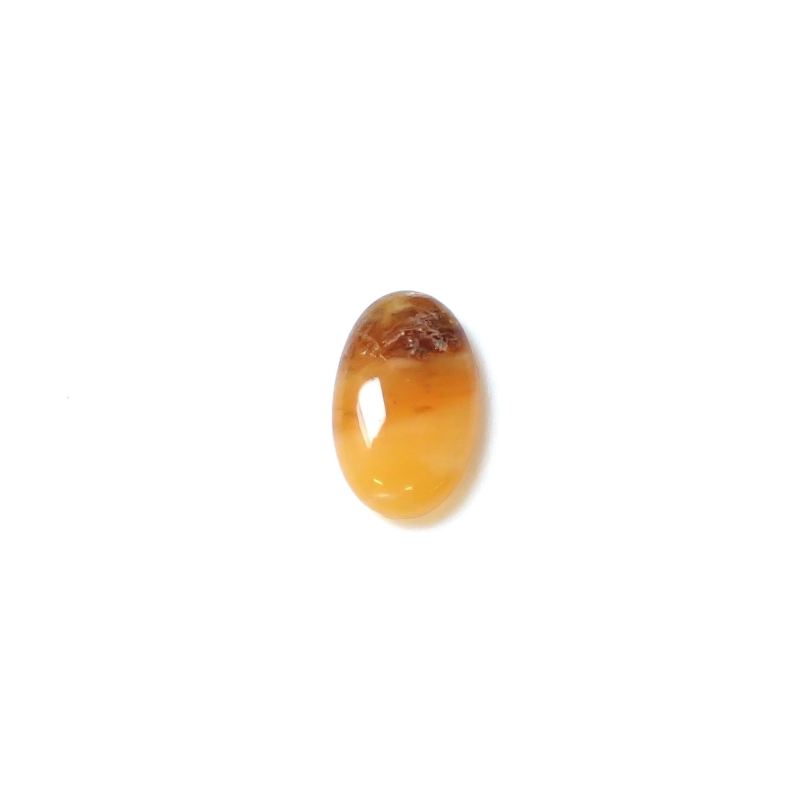 北海道石(北海道オパール) 北海道河東郡鹿追町然別産 1.62ct [250530409]11.7x7.2mm前後