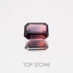 バイカラーサファイア(宝石名バイカラー・サファイア) タンザニア産 0.22ct 識別済[21069754]3.8×3mm前後