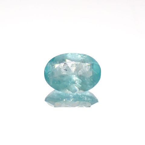 ユークレース(宝石名ブルー・ユークレース)コロンビア産 1.576ct ソ付(彩珠)[221018851]9x6.5mm前後