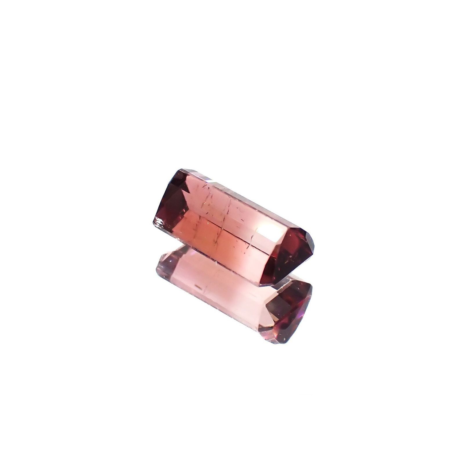 バイカラートルマリン(宝石名トルマリン)アフガニスタン産 識別済 1.49ct / 8.7x4.6mm前後 [260719558]