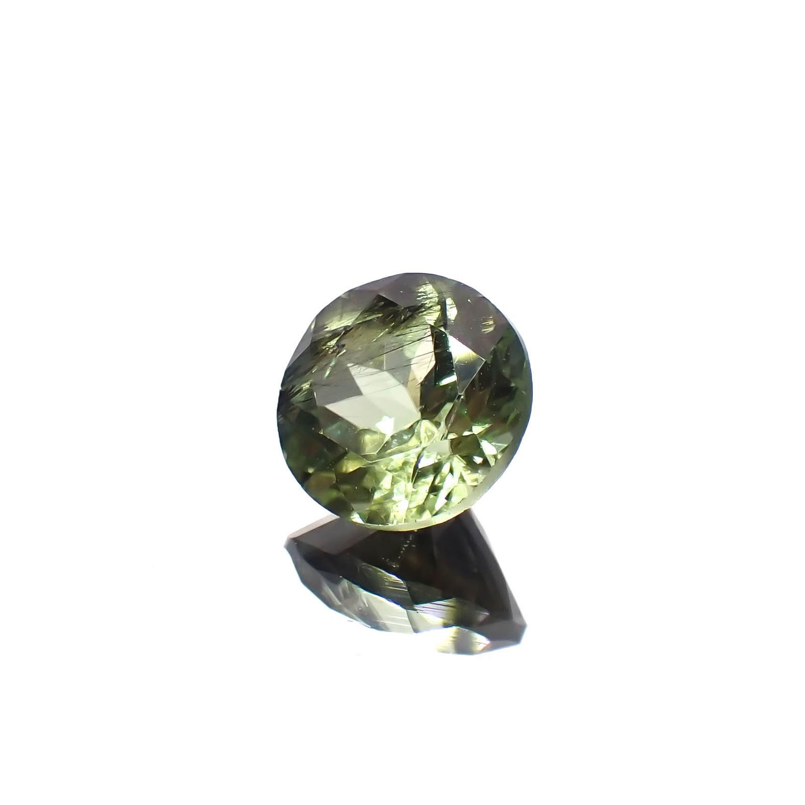 ルドウィジャイトインペリドット パキスタン産 1.96ct[221219511]7.7x7.6mm前後