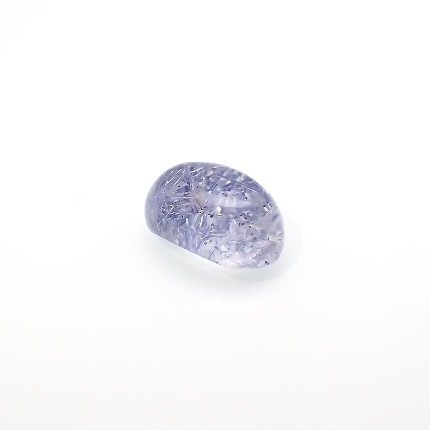 デュモルチェライトインクォーツ ブラジル産 2.33ct[230320886]9.3x6.4mm前後