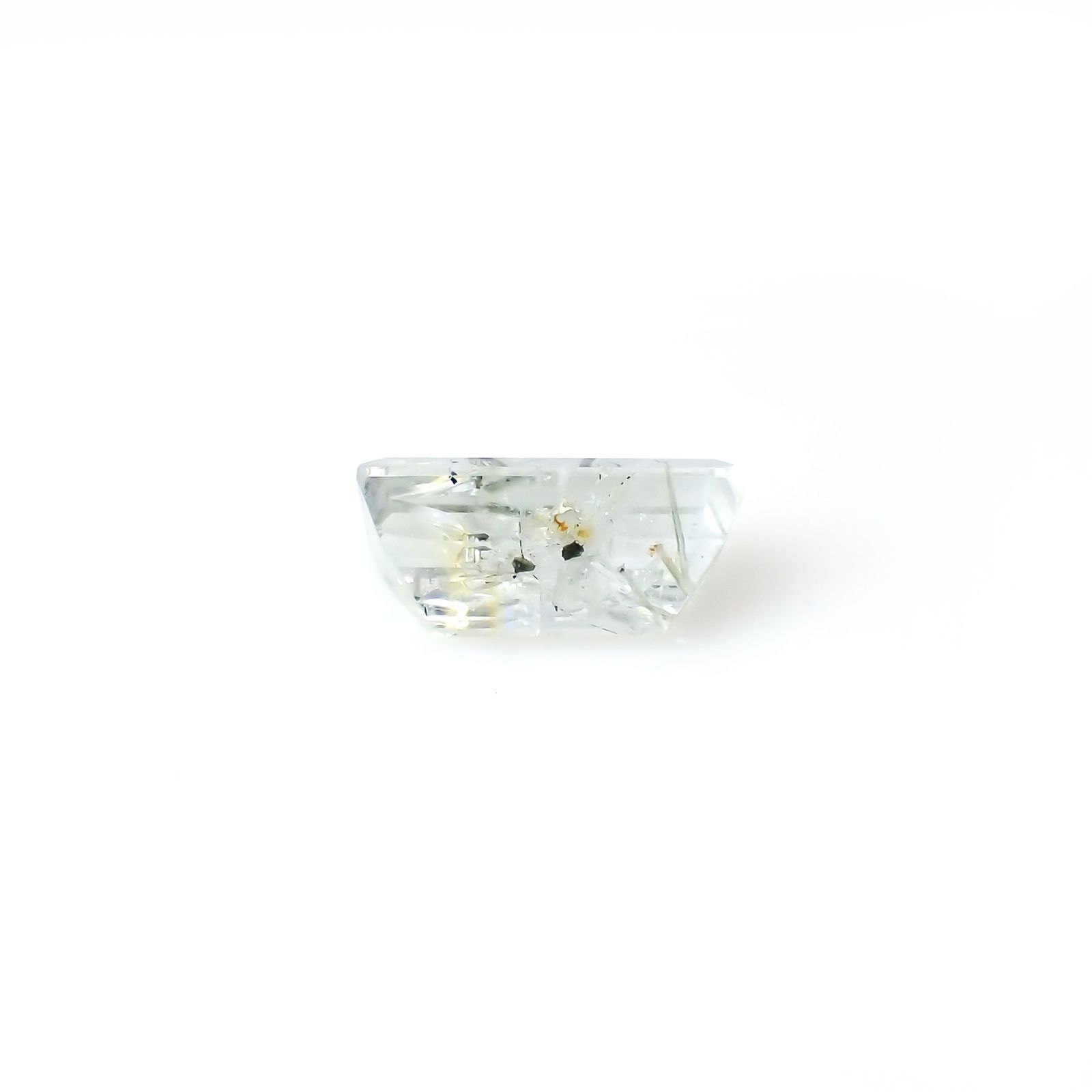 アパタイトイントパーズ(宝石名アパタイト イン トパーズ)ブラジル産 14.92ct 識別済[240225931]17.6x10mm前後