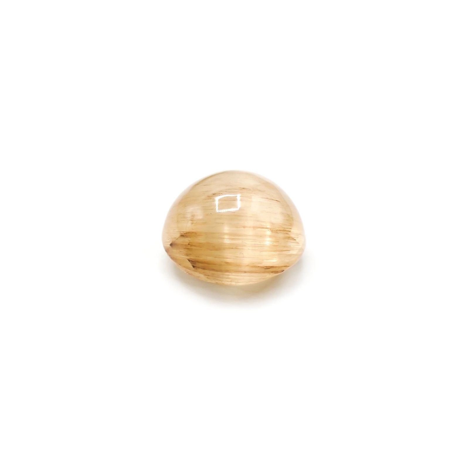 ベリルキャッツアイ(宝石名ベリル・キャッツアイ)ブラジル産 4.55ct 識別済[230522205]10.1x10.1mm前後