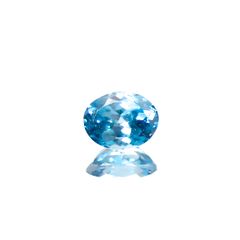 ブルージルコン カンボジア産 0.53ct[240728509]5x3.8mm前後