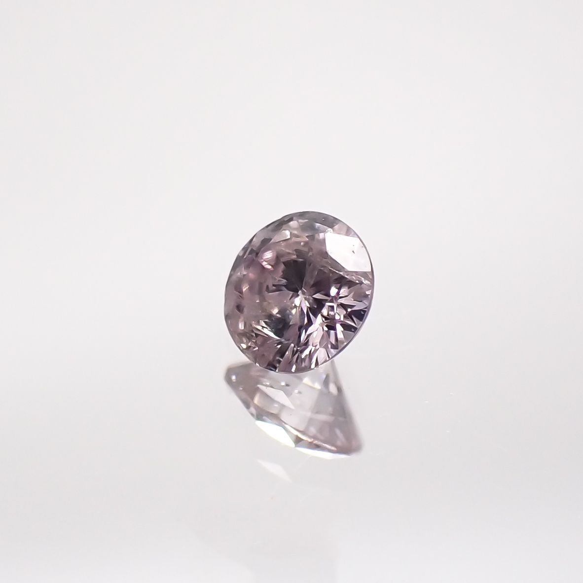 ピンクダイヤモンド(宝石名ダイヤモンド) I-2 / LIGHT PURPLISH PINK 0.073ct ソ付(CGL)[210711784]2.6×2.7mm前後