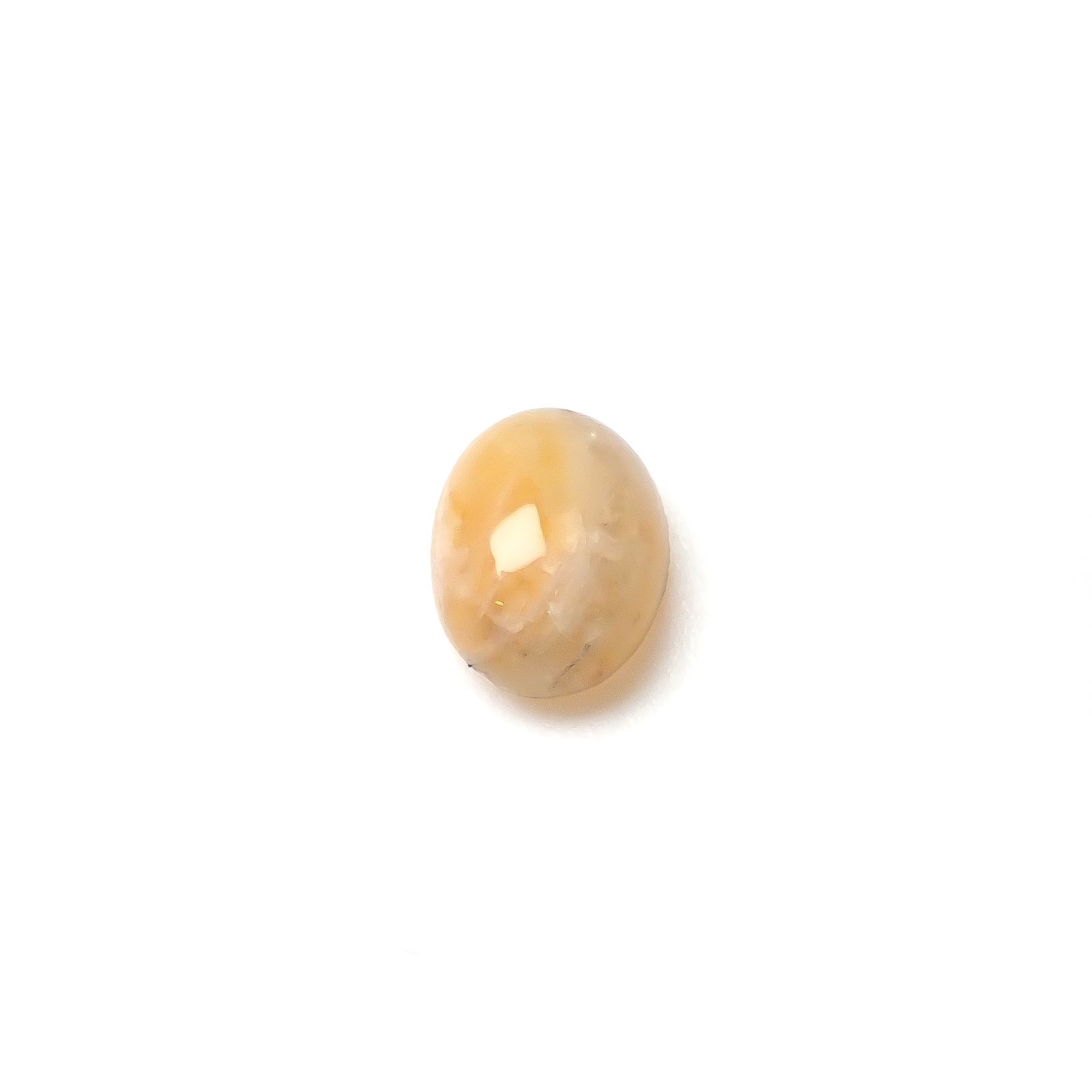 北海道石(北海道オパール) 北海道河東郡鹿追町然別産 1.95ct [250530390]9.1x7.2mm前後