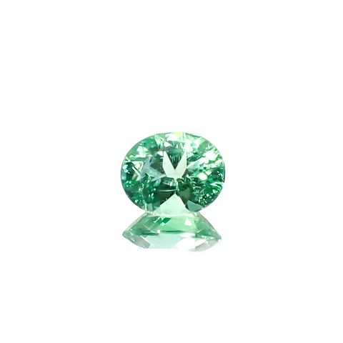 パライバトルマリン ブラジル・パライバ州バターリャ鉱山産 0.71ct[240928731]6.3x5.1mm前後