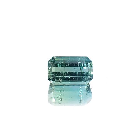 バイカラートルマリン アフガニスタン産 1.18ct [250730930]7x4.3mm前後