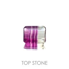 バイカラーフローライト 中国産 4.21ct[230120165]10.1x8mm前後