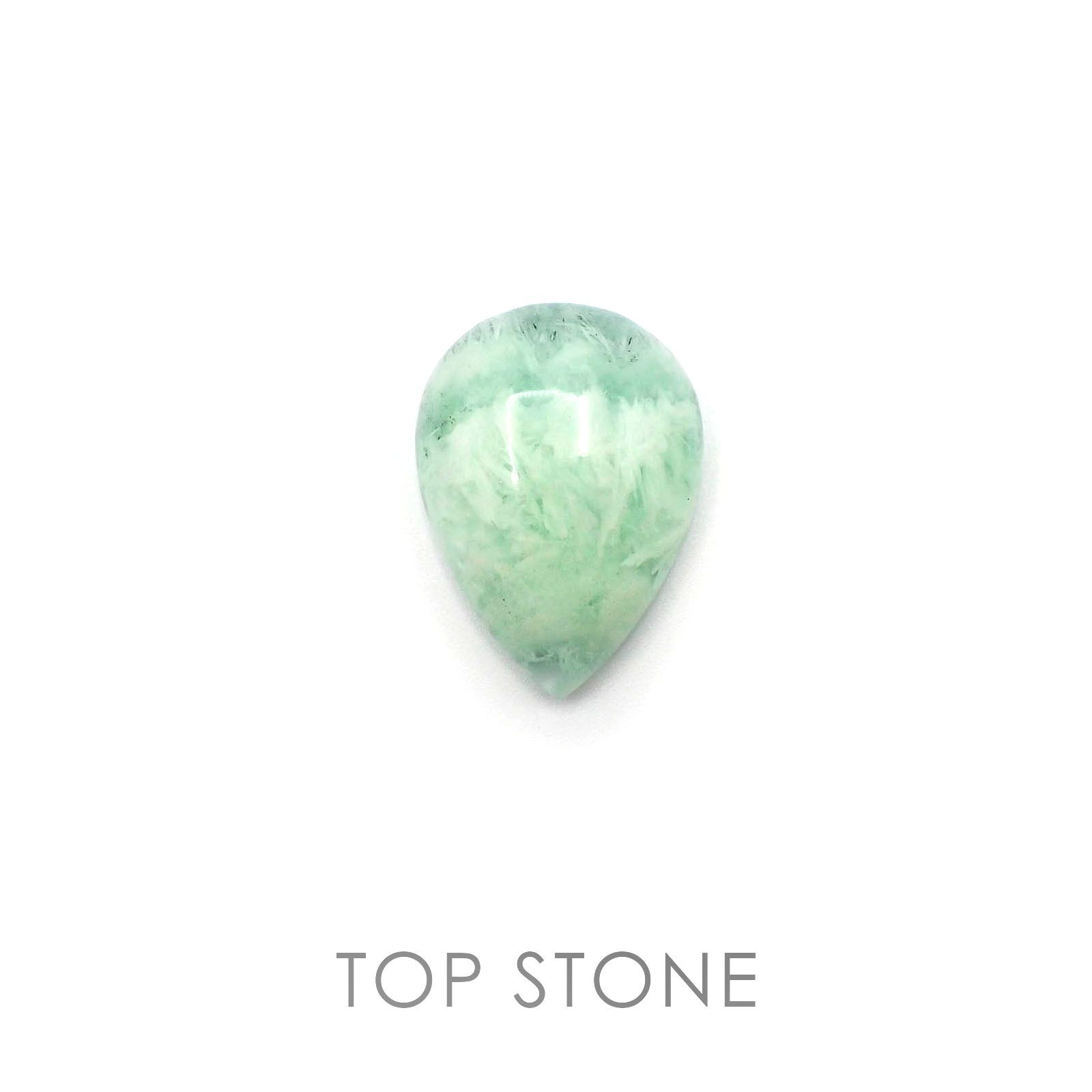 エンジェルフェザーフローライト 中国産 ルース 92.27ct[]37.8×27.5mm前後