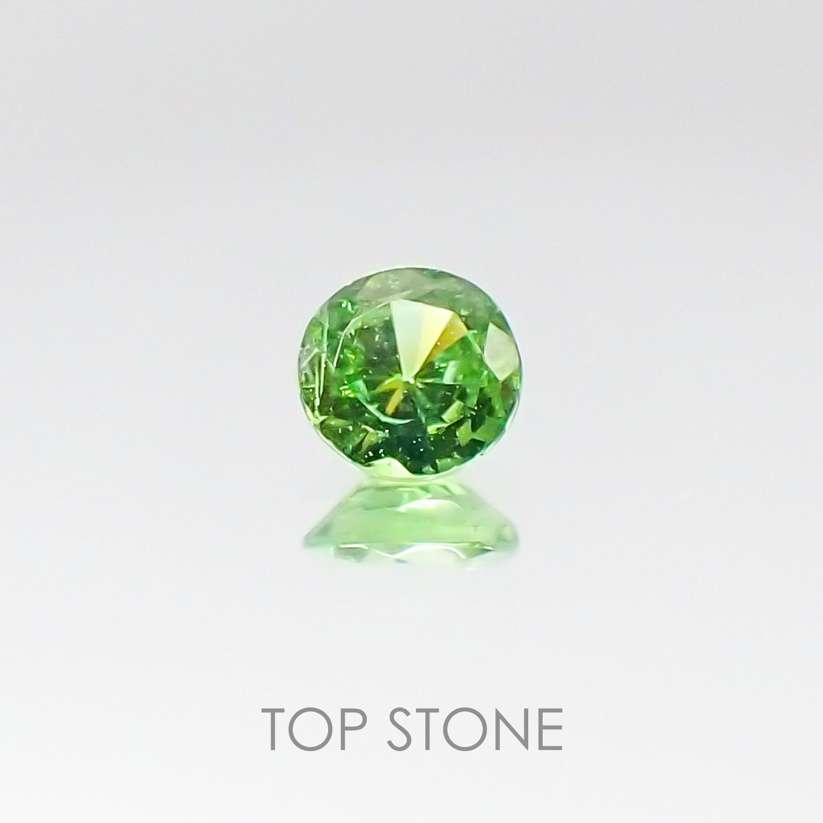 ミントガーネット ケニア産 ルース 0.23ct[20096105]3.8×3.8mm前後