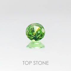 ミントガーネット ケニア産 ルース 0.23ct[20096105]3.8×3.8mm前後