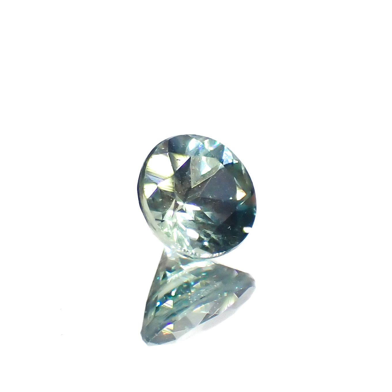 モンタナサファイア(宝石名サファイア)アメリカ・モンタナ州産 0.36ct 識別済[230622433]4.1x4mm前後