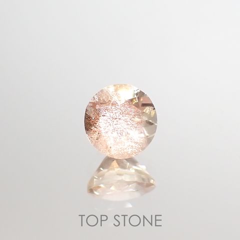 オレゴンサンストーン(宝石名ラブラドライト)アメリカ・オレゴン州産 0.67ct 識別済[220114660]5.6x5.5mm前後