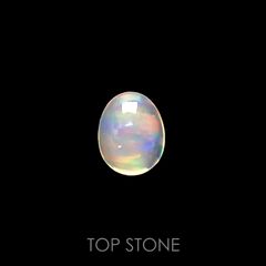 メキシコオパール(宝石名オパール) メキシコ産 1.290ct ソ付(彩珠)[210712134]8.7×6.9mm前後