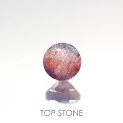 ブラッドショットアイオライト インド産 ルース 0.31ct[201812389]4.2×4.2mm前後