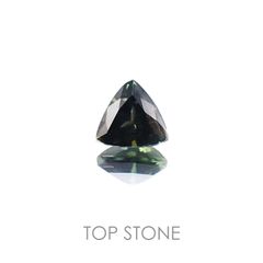 ゴールドシーンサファイア 非加熱(宝石名シーン・サファイア) ケニア産 0.745ct ソ付(彩珠)[20107116]5.5×5.7mm前後