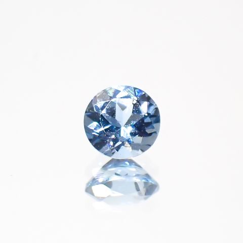 サンタマリアアクアマリン(宝石名アクアマリン)ブラジル産 0.17ct 識別済[230421850]3.6x3.5mm前後
