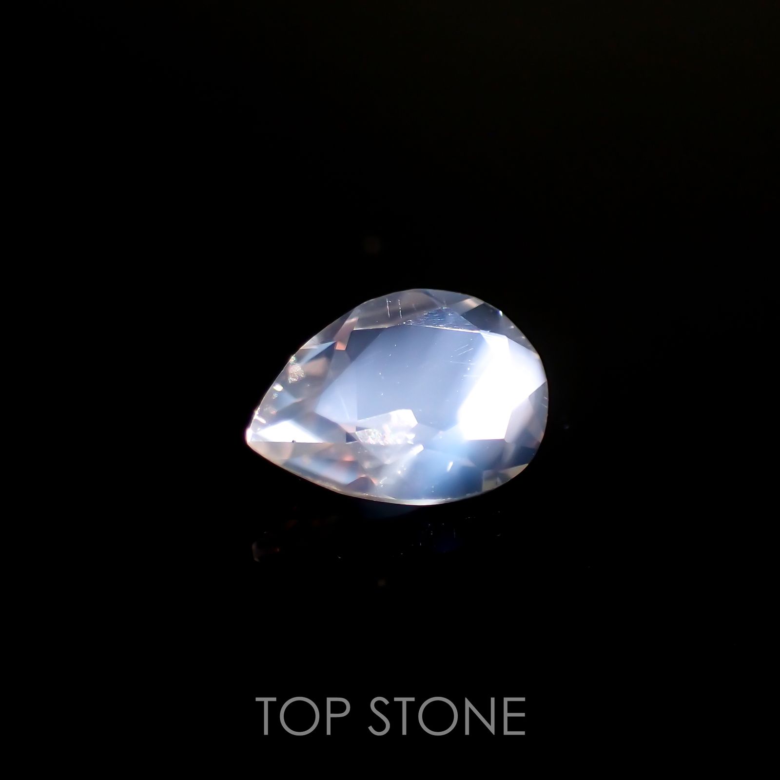 ムーンストーン(宝石名ムーンストーン)インド/スリランカ産 0.51ct 識別済[211113668]7.1x5mm前後