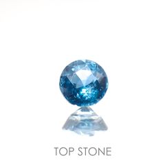 オーシャンブルーカイヤナイト インド産 ルース 0.38ct[210812362]4.1×4.1mm前後