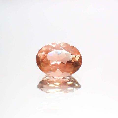 オレゴンサンストーン(宝石名ラブラドライト)アメリカ・オレゴン州産 1.88ct 識別済[230722703]9.3x7.1mm前後