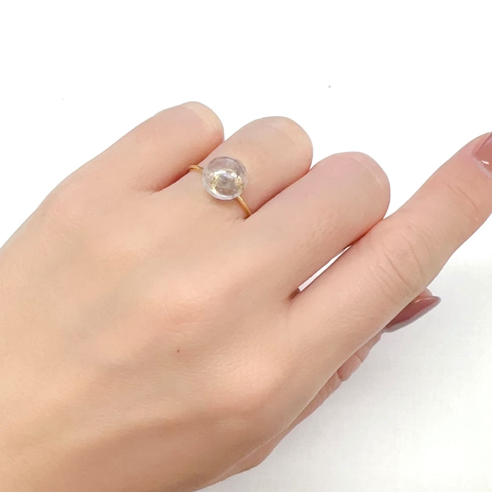デンドリチッククォーツ ブラジル産 2.38ct[231225131]8.9x8.9mm前後