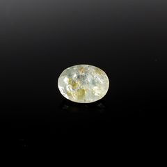 オーロラアクアマリン ブラジル産 4.55ct[240226059]12.7x9.7mm前後