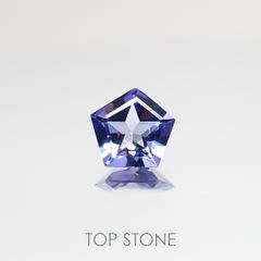 ◇ペンタゴンカット◇タンザナイトSA タンザニア産 ルース 0.17ct[210610993]4.1×4mm前後