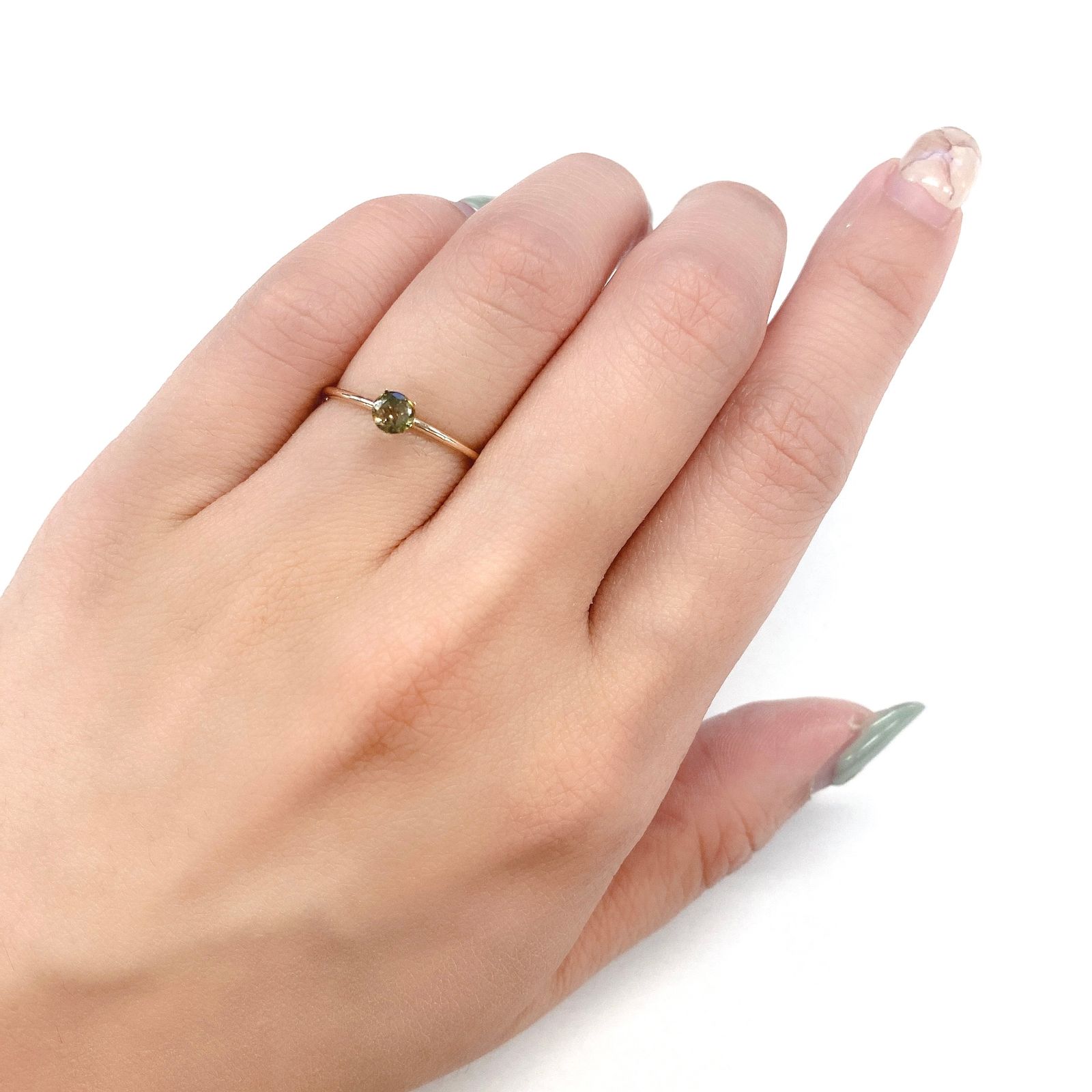 バイカラートルマリン ブラジル産 ルース 0.27ct[21049014]4×4mm前後