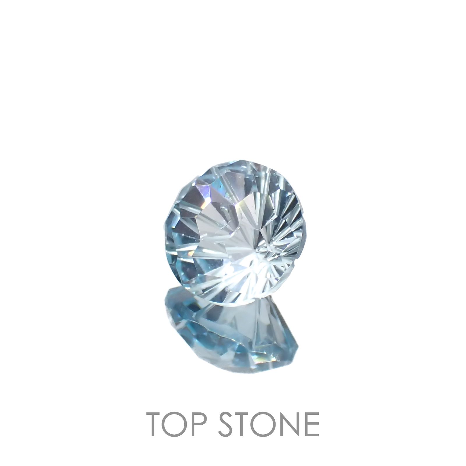 ◇カスタムカット◇ブルートパーズ ブラジル産 1.73ct[221219356]7x7mm前後
