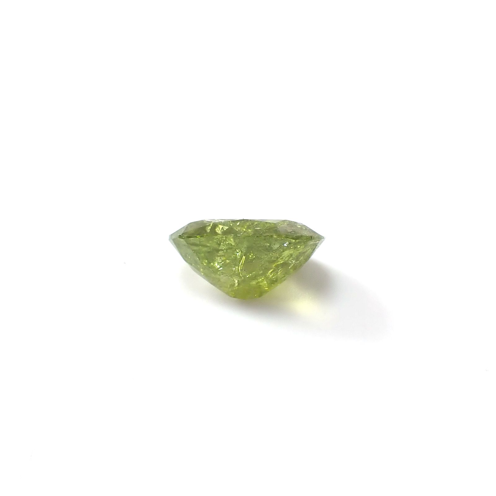 イリデッセンスクロムトルマリン(宝石名トルマリン)ケニア産 4.25ct 識別済[250931154]11.9x9.9mm前後
