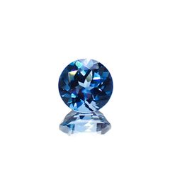 ロンドンブルートパーズ ブラジル産 1.67ct[221219303]7.1x7.1mm前後