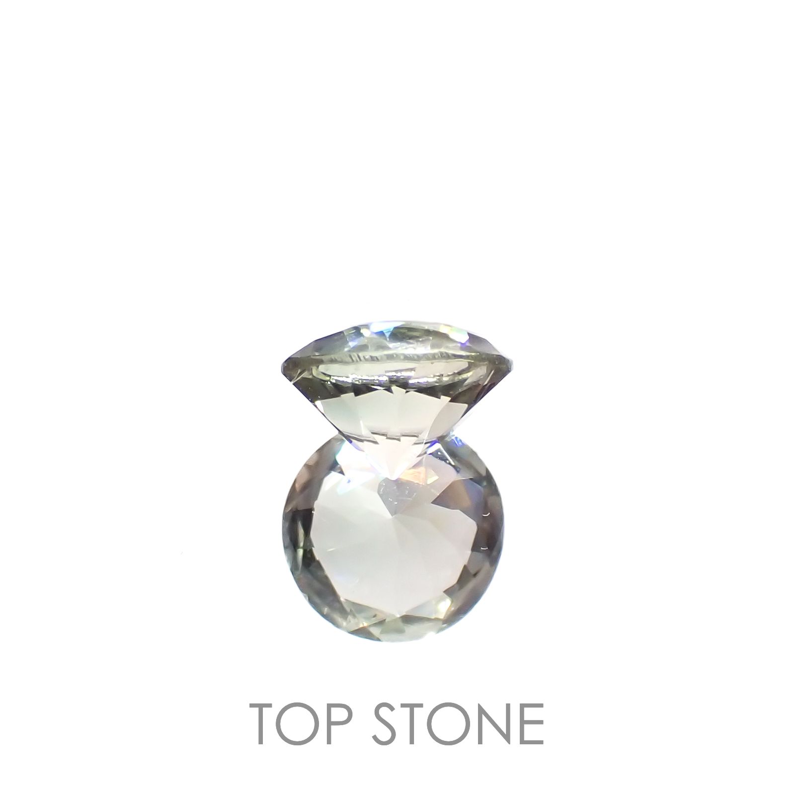 バイカラーオレゴンサンストーン アメリカ・オレゴン州産 0.65ct[230220682]5.9x5.9mm前後