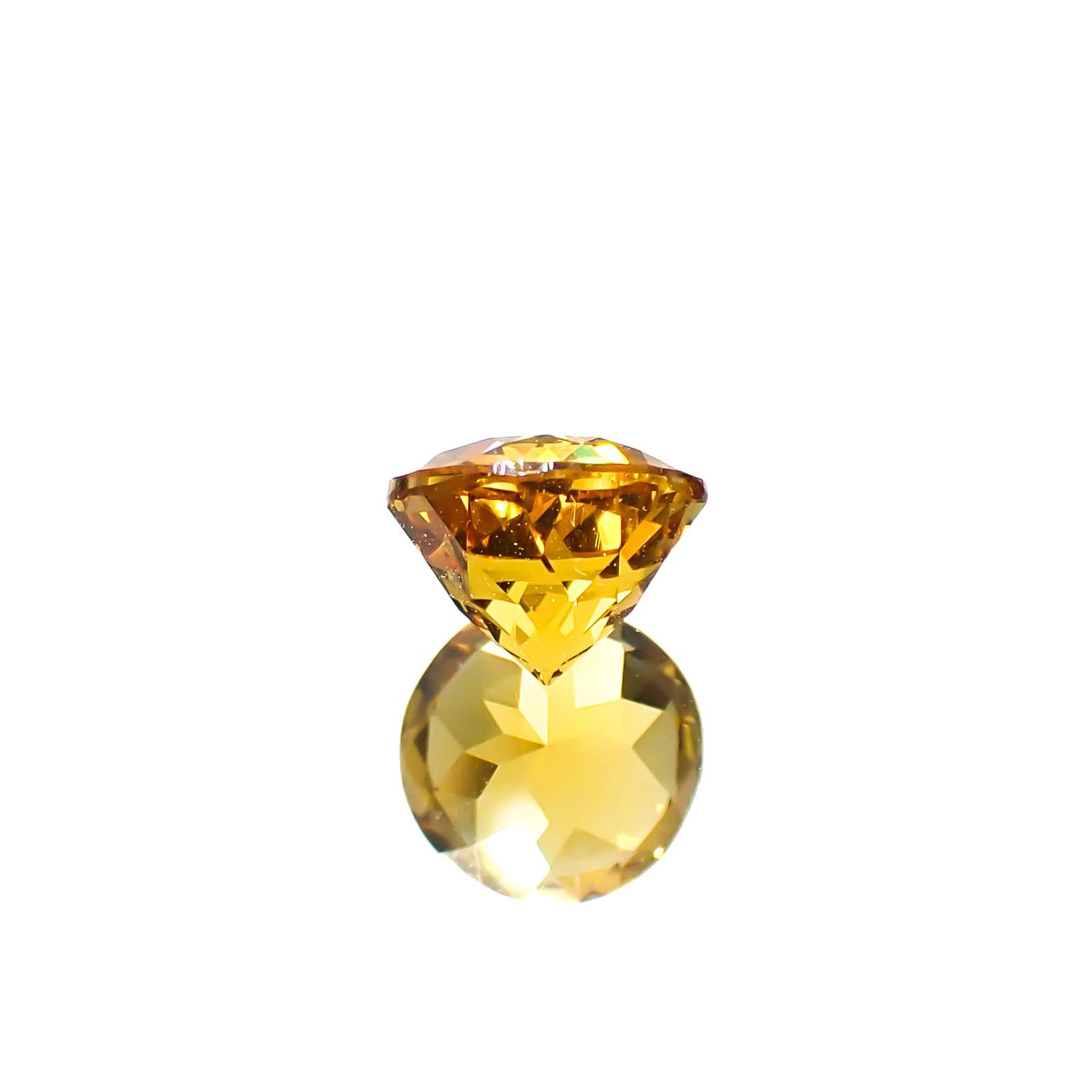 ゴールデンベリル ブラジル産 0.76ct [250530351]5.8x5.8mm前後