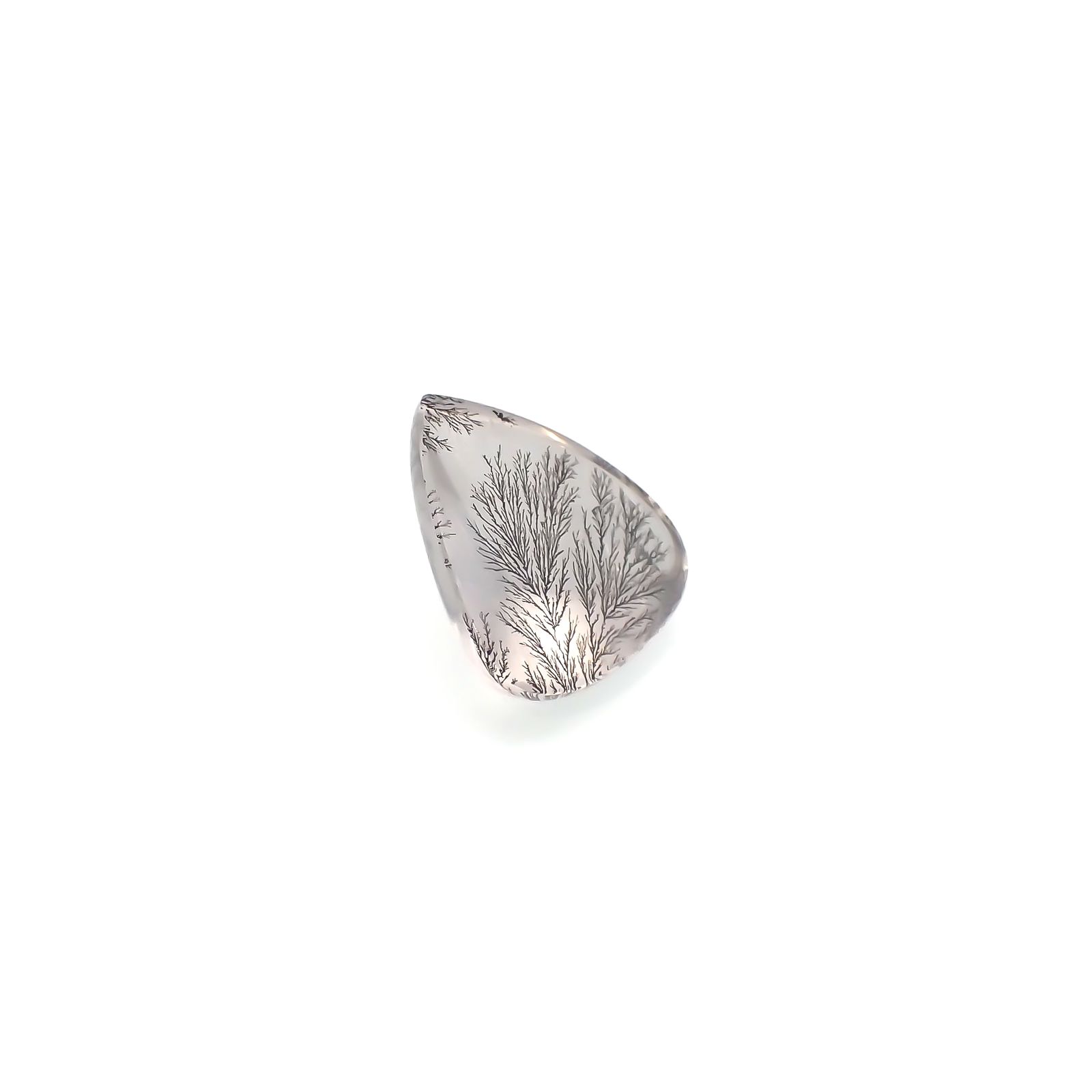 デンドリチッククォーツ ブラジル産 6.60ct[230823238]14.1x13.5mm前後