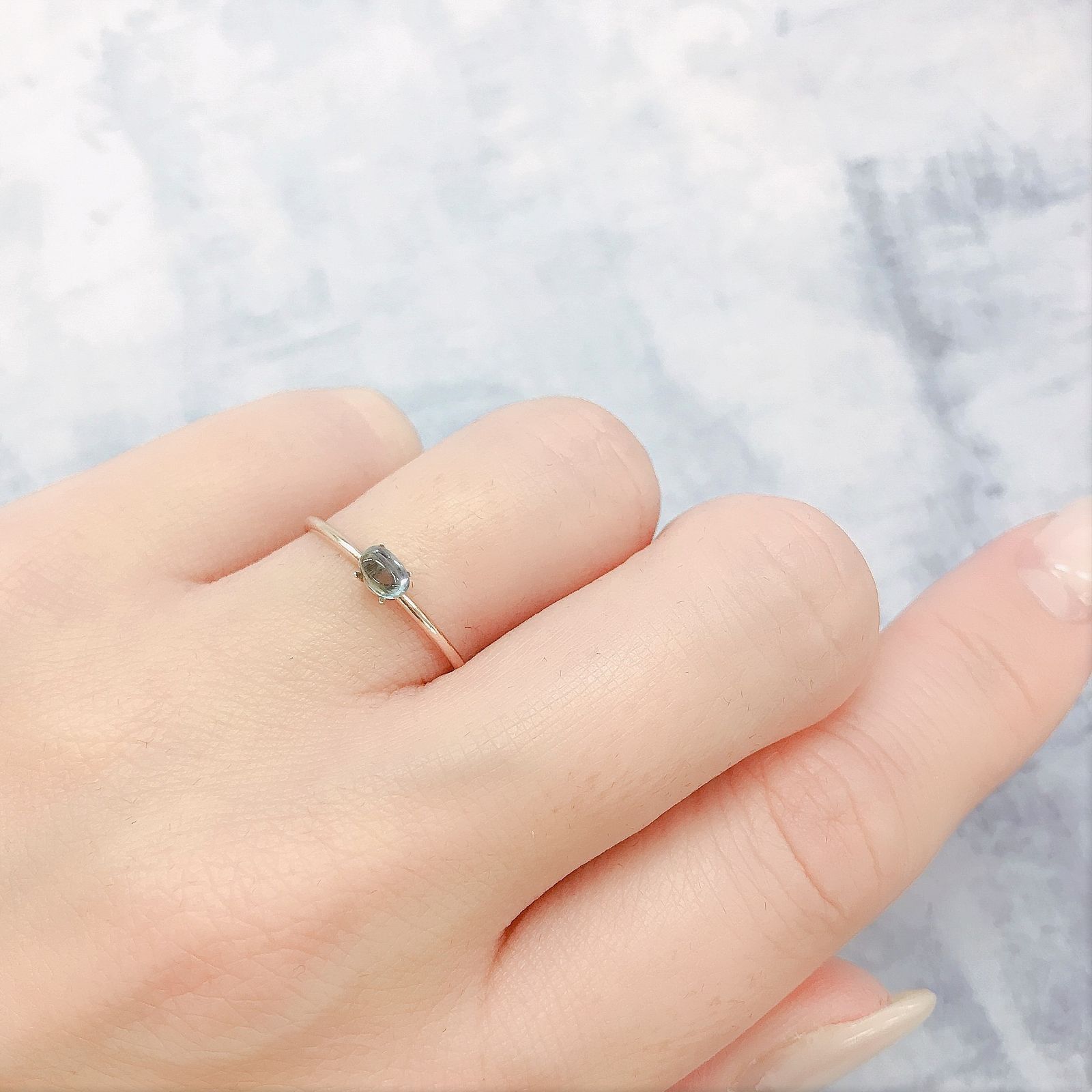 ブルーコーネルピン(宝石名コーネルピン)タンザニア産 0.26ct 識別済[220616293]4.3x2.9mm前後