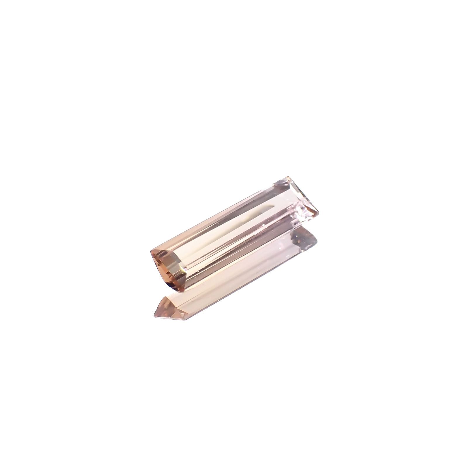 バイカラートパーズ ブラジル産 1.18ct / 12.8x3.6mm前後 [231023704]