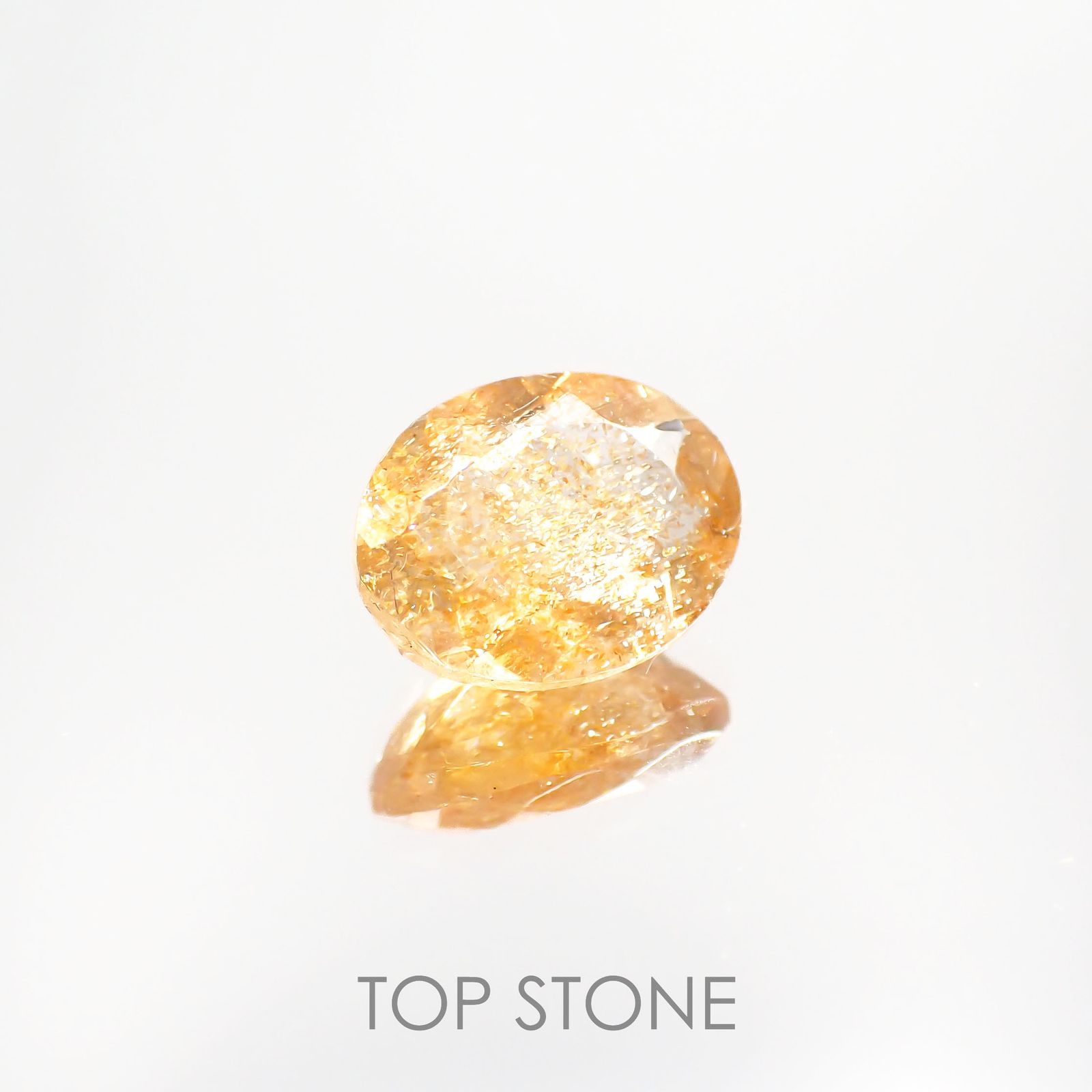 イリュージョンサンストーン インド産 1.61ct[221219253]8.9x7mm前後