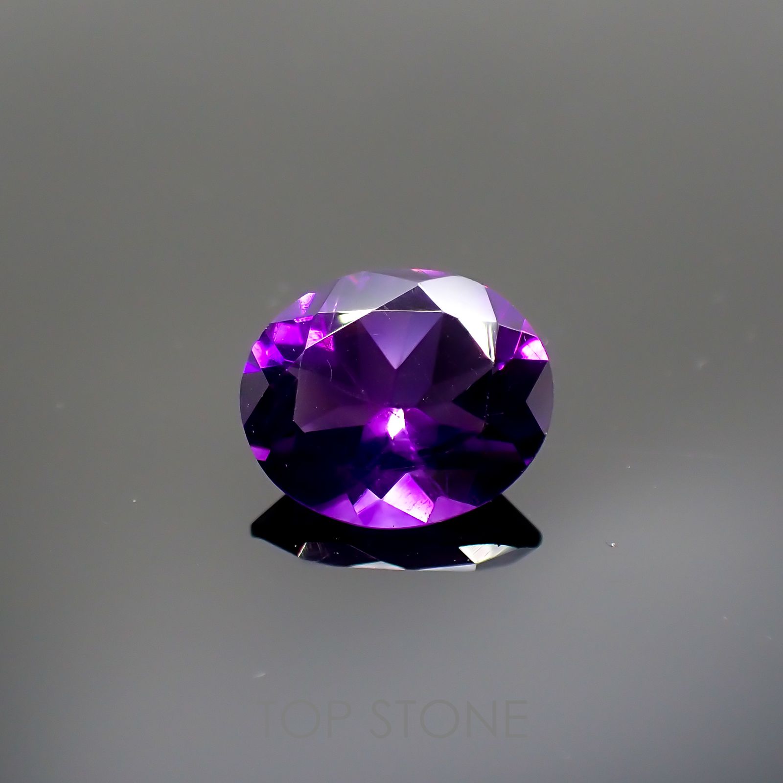 カラーシフトアメジスト(宝石名アメシスト)ブラジル/ウルグアイ産 3.75ct 識別済[220113973]12.1x10.1mm前後