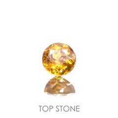 ゴールデンスフェーン(宝石名スフェーン)ナミビア産 0.35ct 識別済[220616571]4.2x4.2mm前後